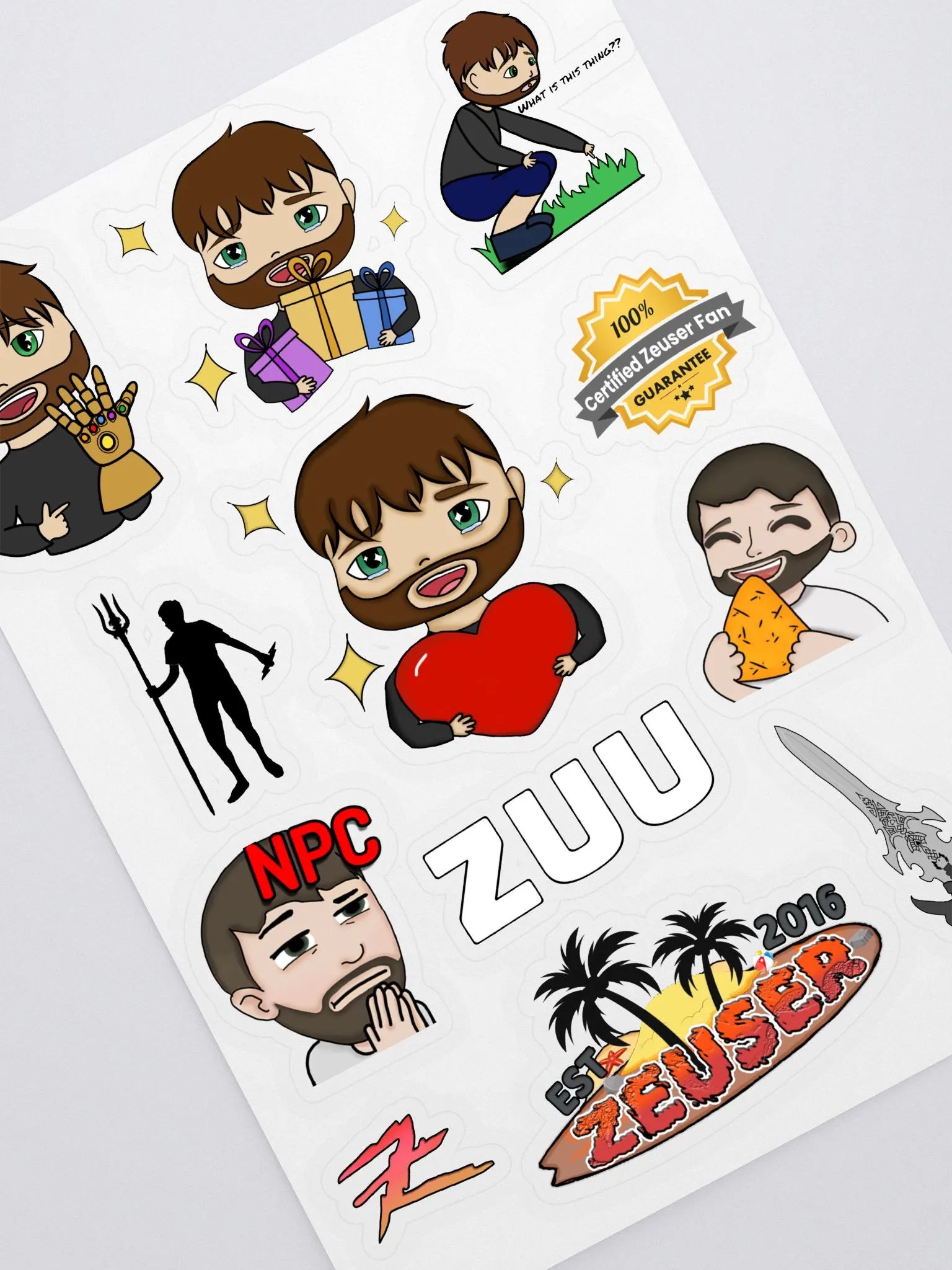 Zeuser Sticker Set product image (3)