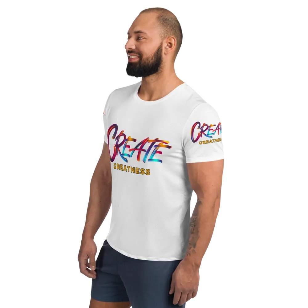 Create Greatness Huge Print Athletic Tee product image (5)