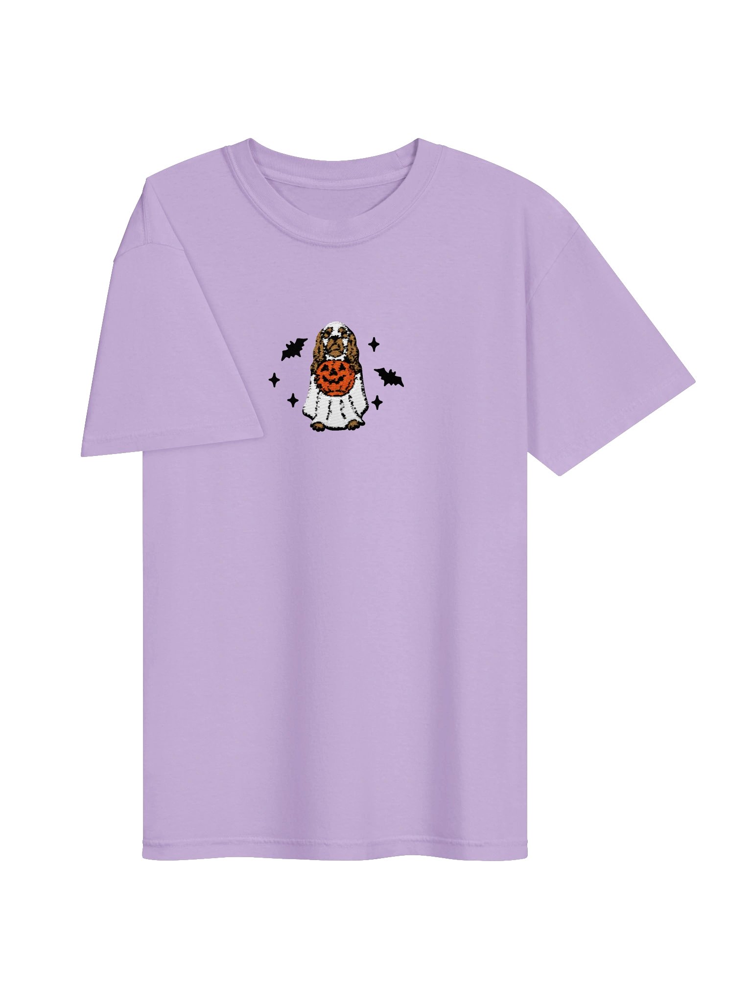 Halloween American Cocker Spaniel(Brown) Embroidered T-Shirt product image (43)