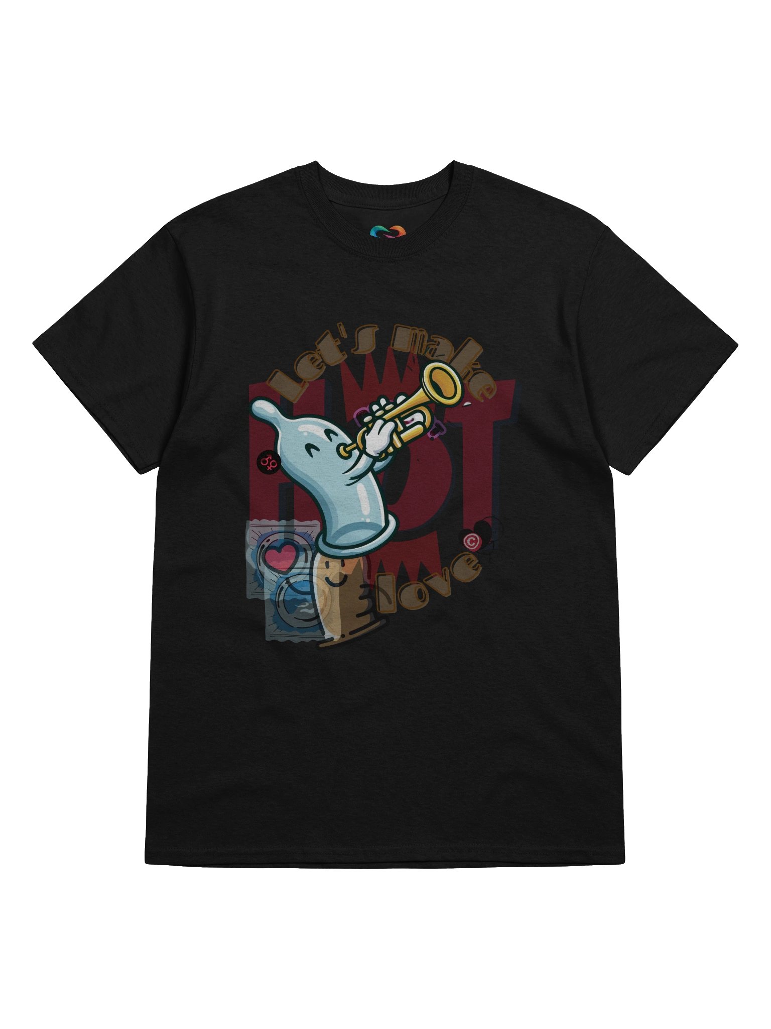 CNX Core Chest Unisex Tee — Let's Make Love 005 product image (1)