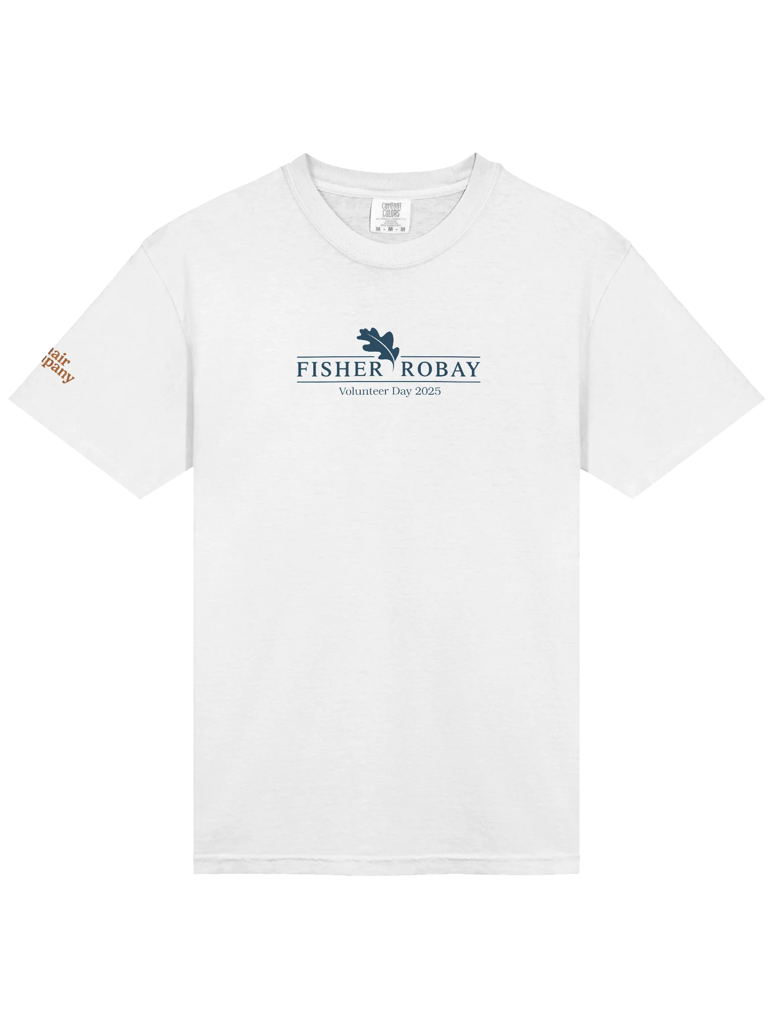 Fisher Robay “Volunteer Day 2025” Corporate Tee product image (3)