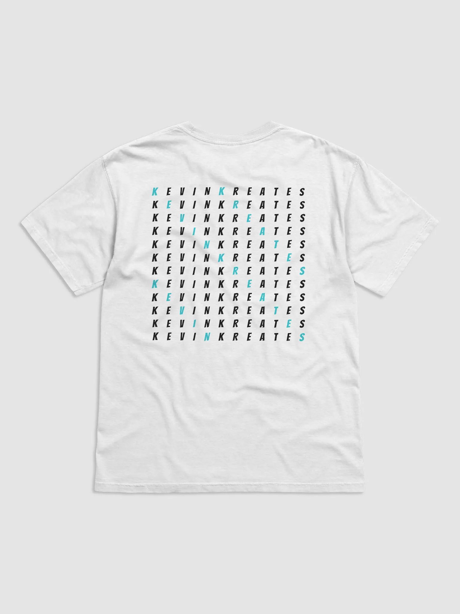 Kevin Kreates Cross-Word Tee (Black On White) product image (1)