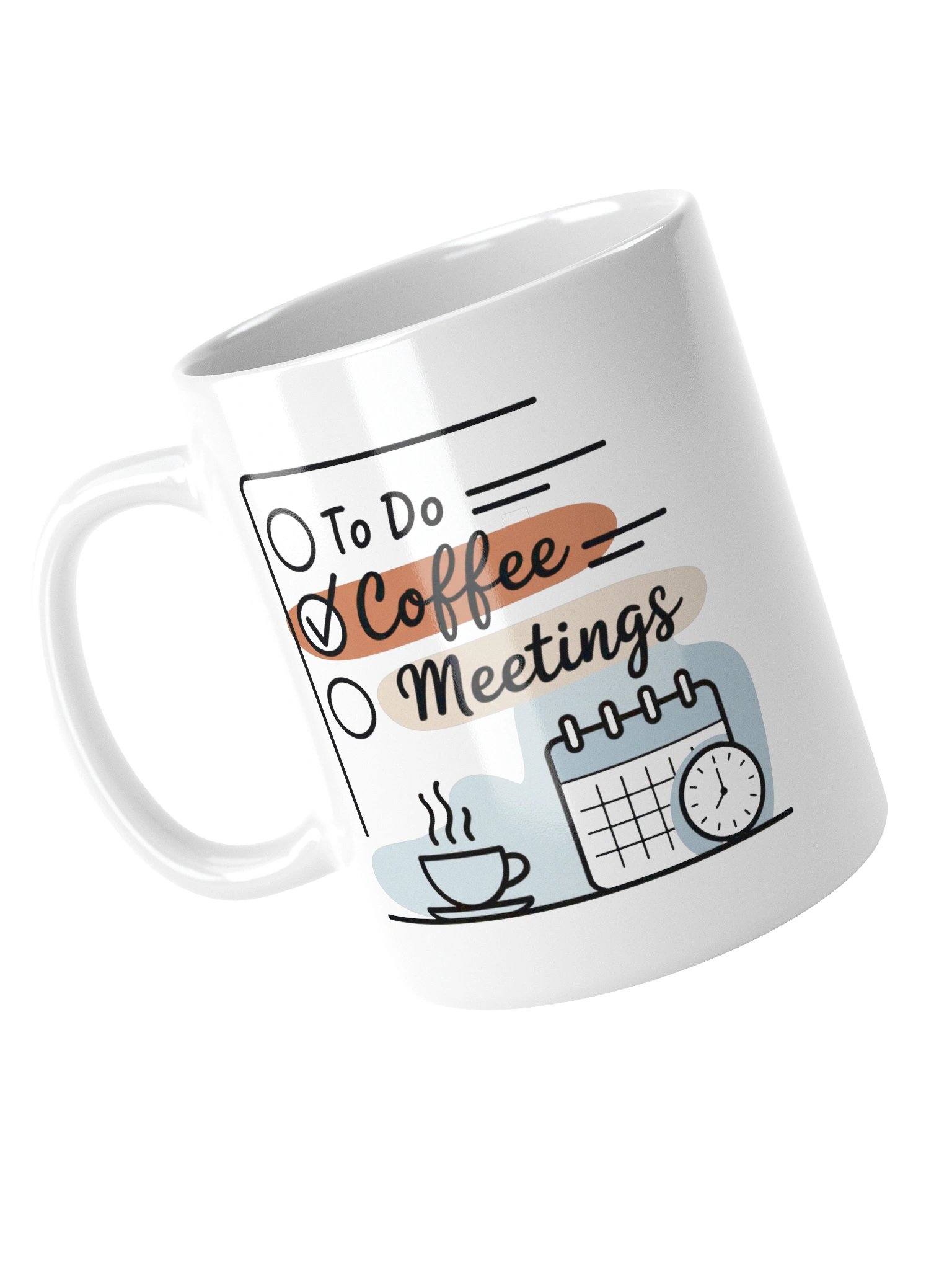 Coffee First Meetings Later Boss Mug – Office Humor Gift product image (14)