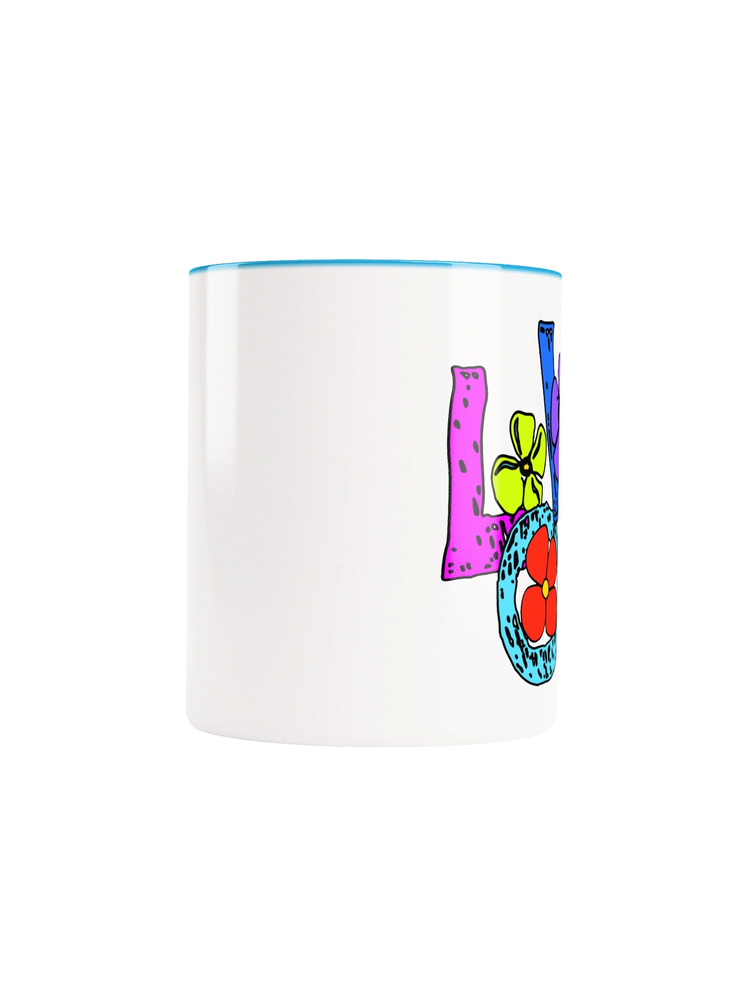 LOVE — Colorful Artistic Coffee Mug | 11 oz & 15 oz product image (3)