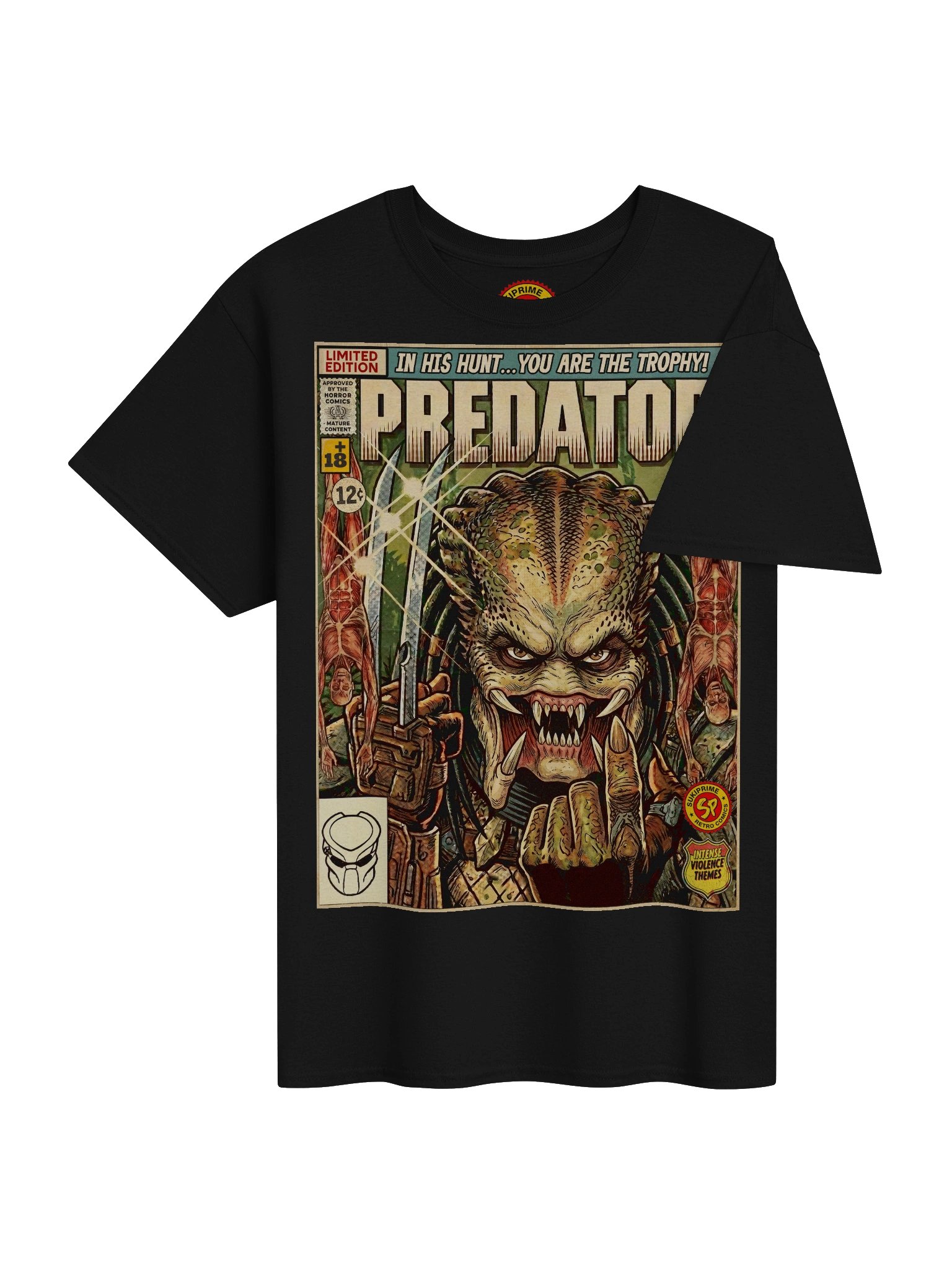 Predator Movie Comic Art (3) T-Shirt product image (4)