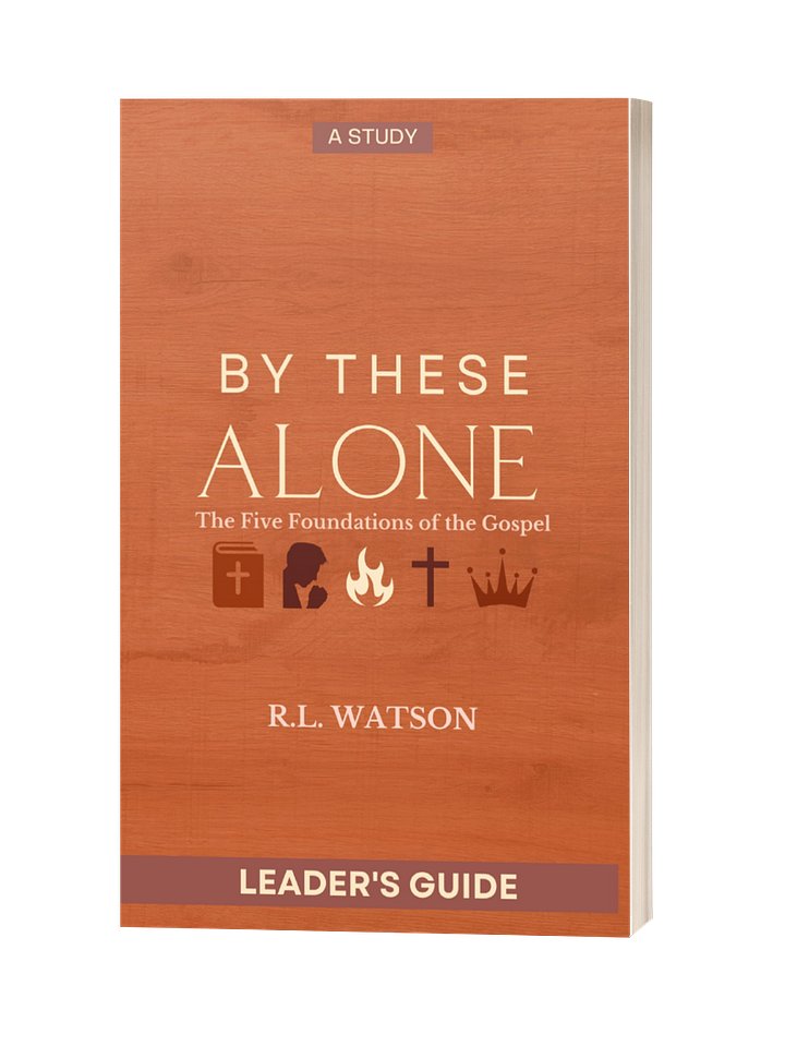 By These Alone: The Five Foundations of the Gospel (Leader's Guide) product image (1)