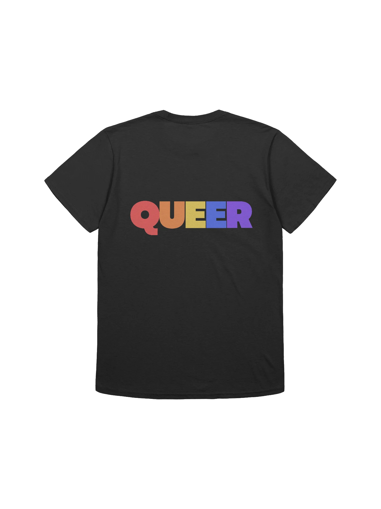 Queer text t-shirt product image (2)