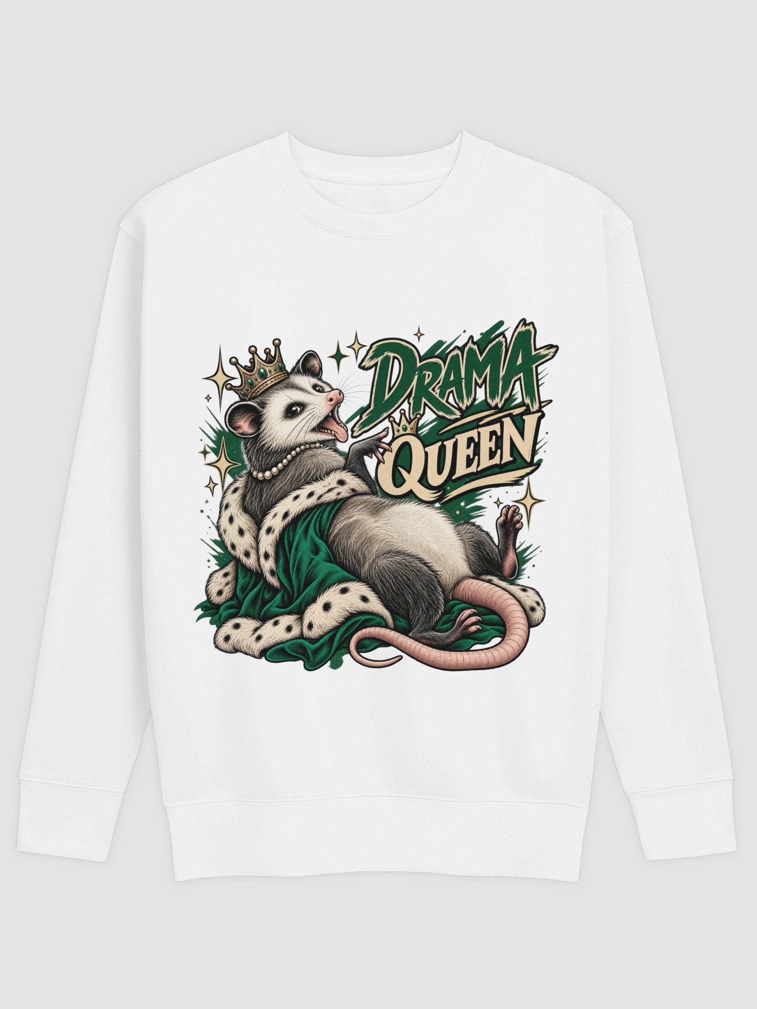 Opossum Drama Queen - Sarcastic Funny Animal Lover Sweatshirt product image (2)