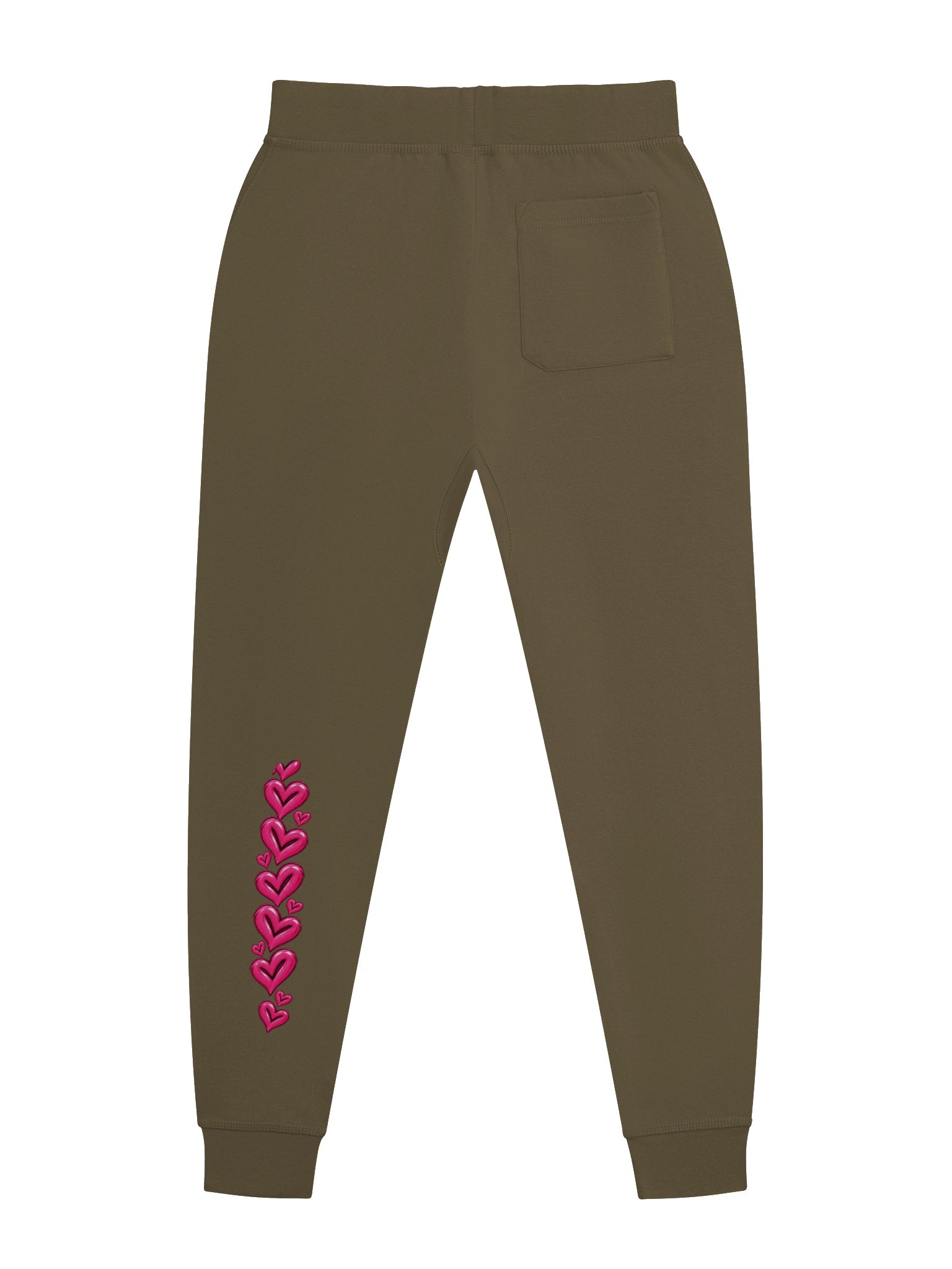 Pink Heart Vibe Fleece Joggers product image (32)