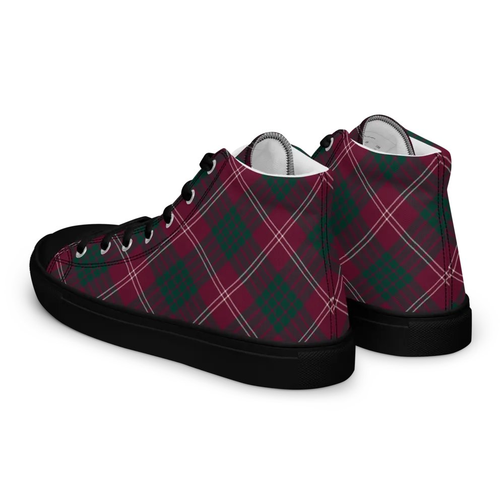 Crawford Tartan Men's High Top Shoes product image (9)