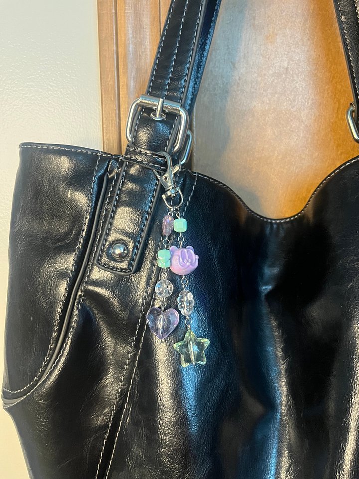 The Purple Cat Classic Bag Charm product image (1)