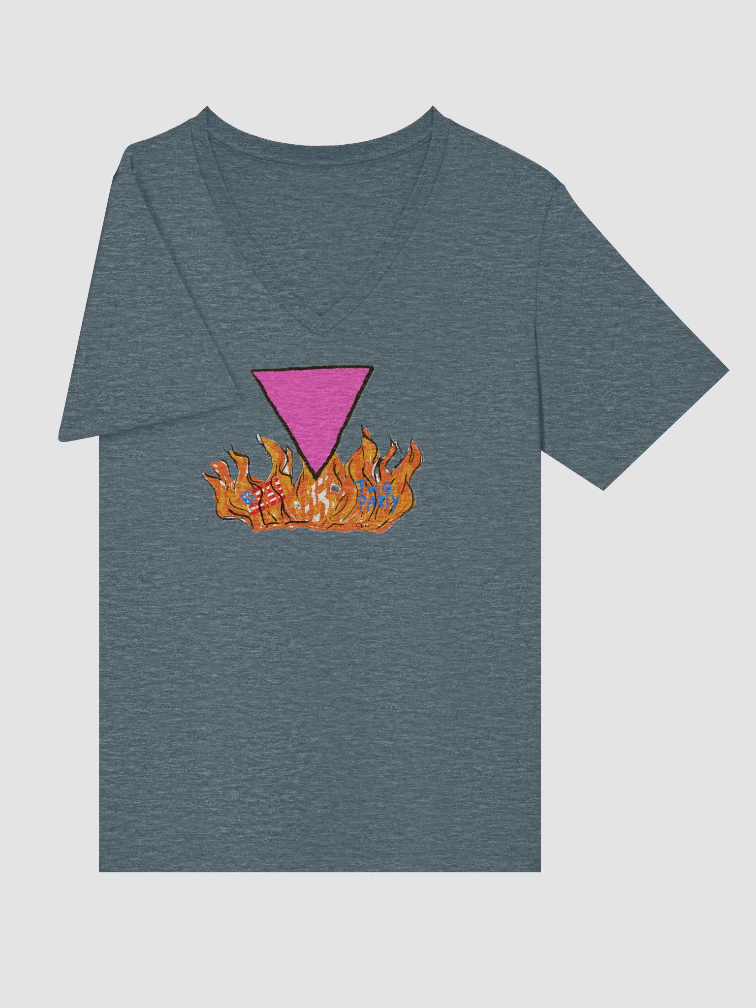 Burn It All Down V-Neck tee product image (19)