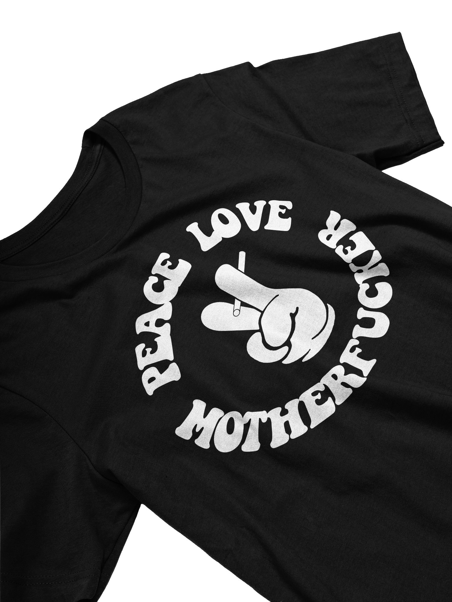 PEACE LOVE MOTHERFUCKER TEE product image (1)