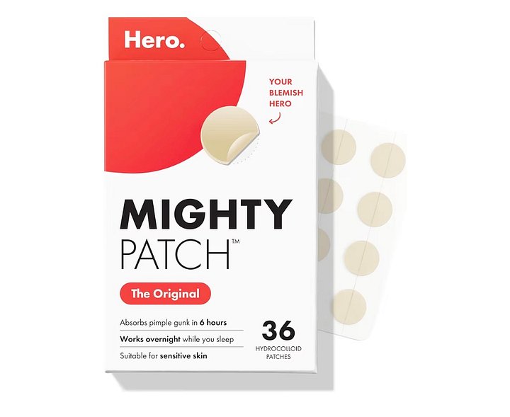 Mighty Patch Original – Hydrocolloid Acne Patches for Zits & Whiteheads, 36 Count product image (1)