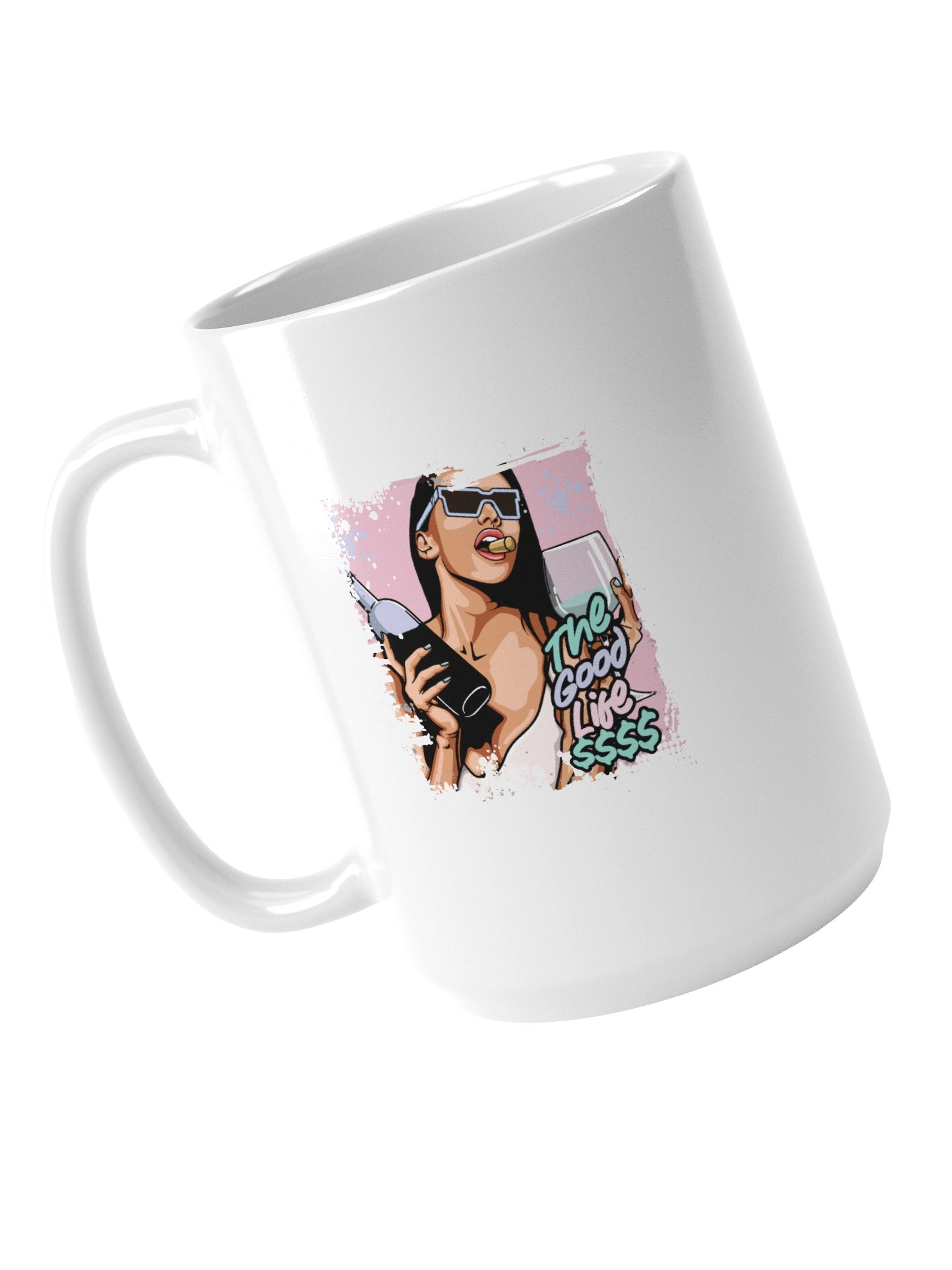 Ceramic Mug – The Good Life Modern Graphic Coffee Mug for Daily Use product image (4)