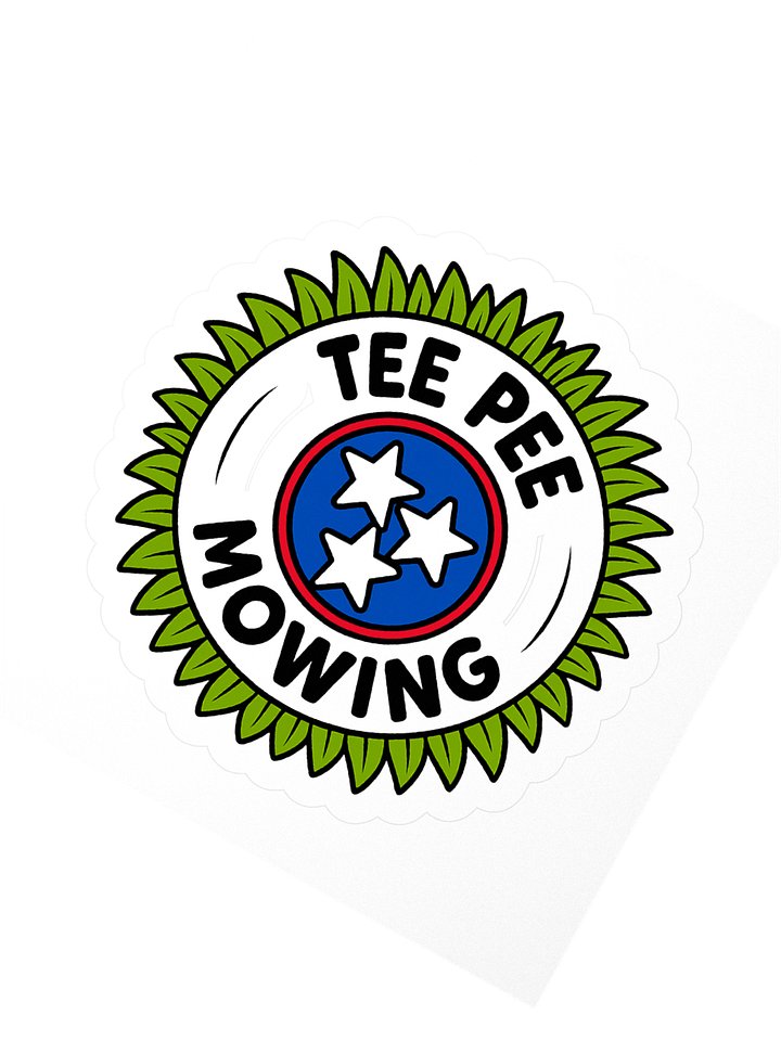 Tee Pee Mowing Sticker product image (4)