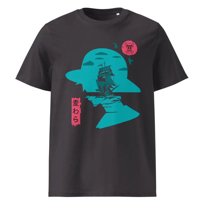 Luffy Sailor's Spirit OP Organic Cotton Tee product image (5)