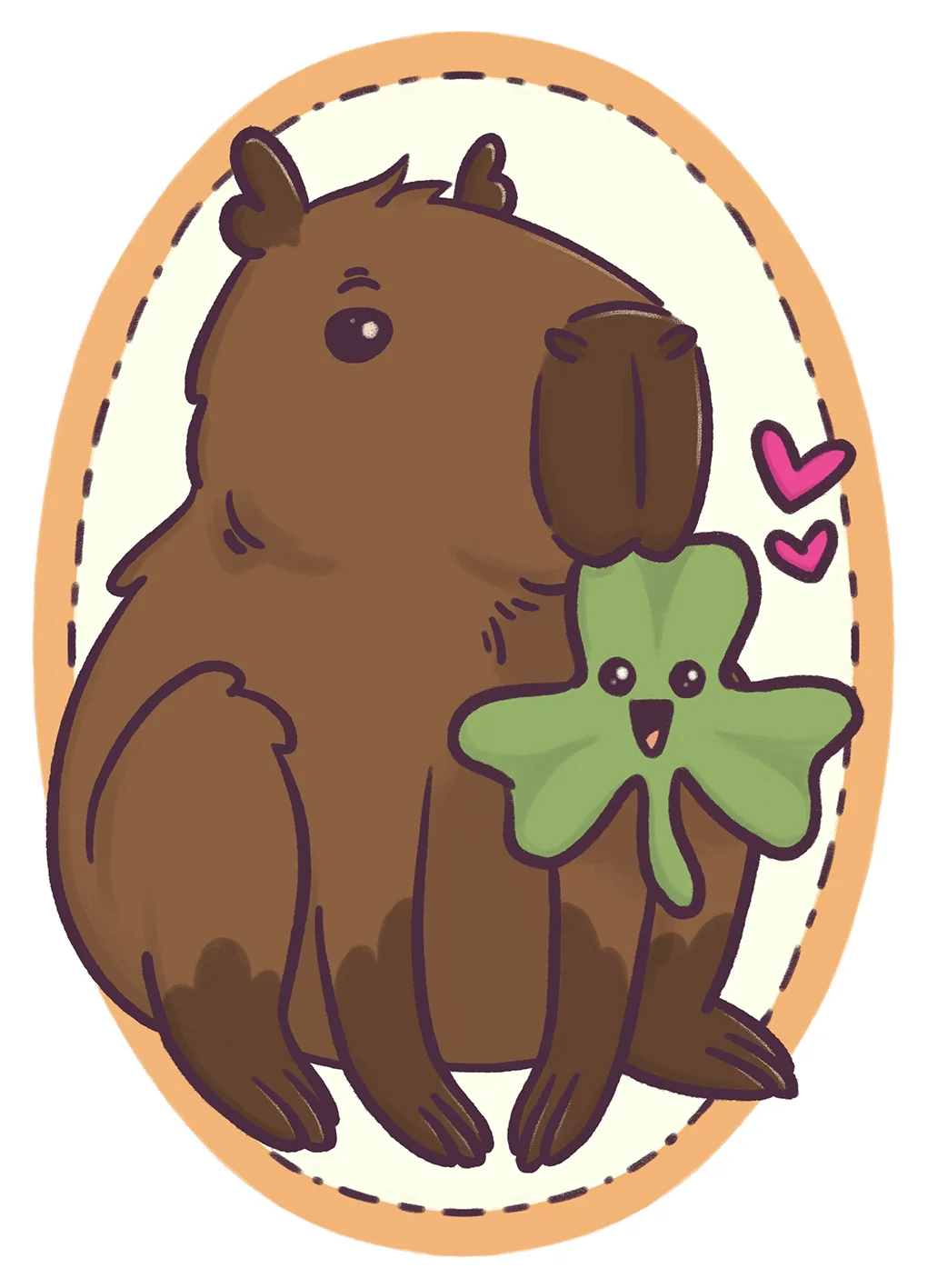 sticker : paddy capy product image (1)