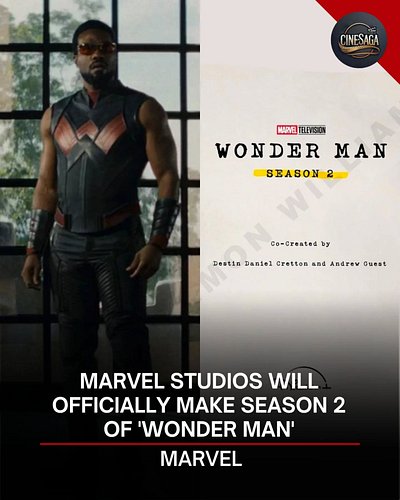 Wonder Man is officially coming back with it's second season!! Simon Williams & Trevor Slattery are both confirmed to return....