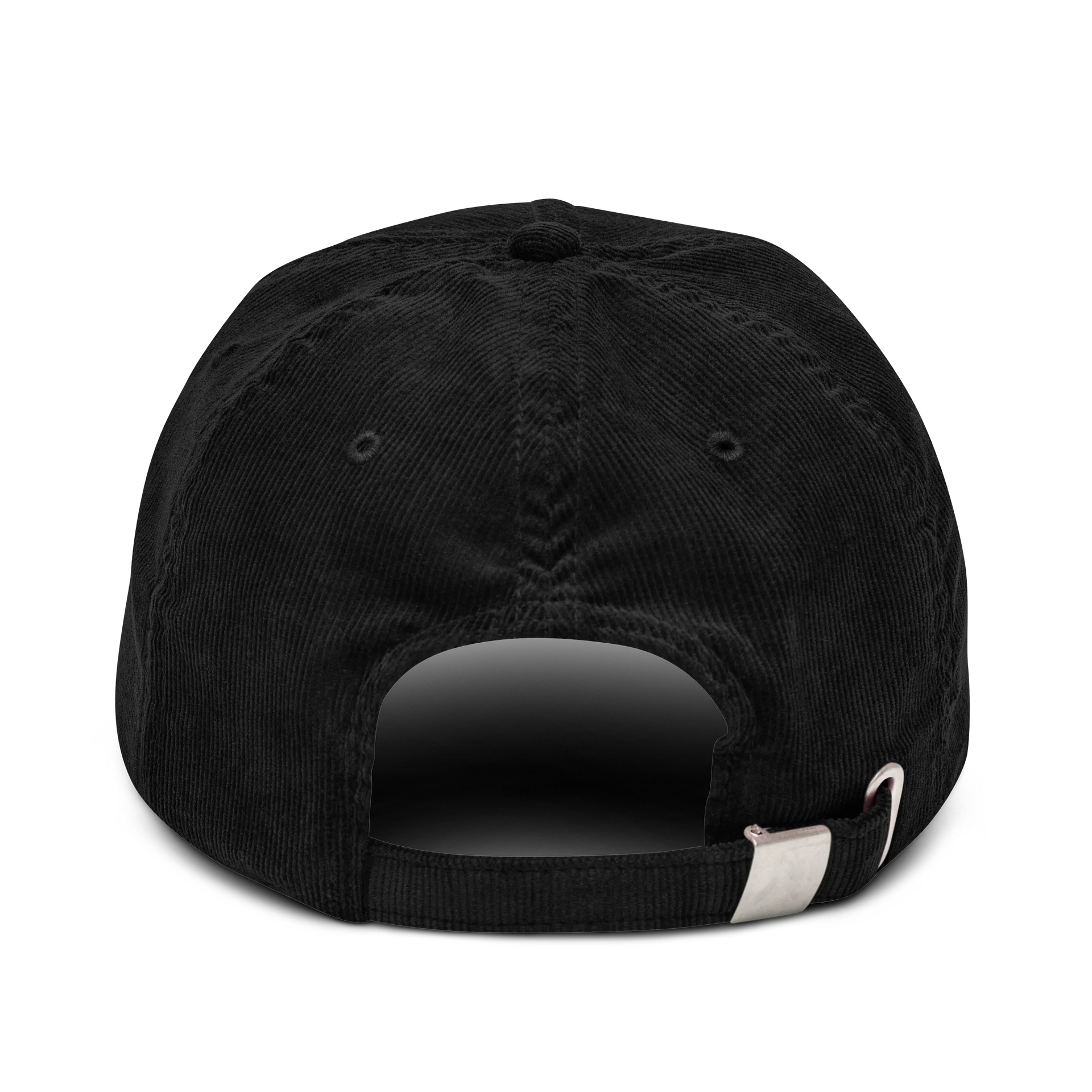 Corduroy script logo hat product image (2)