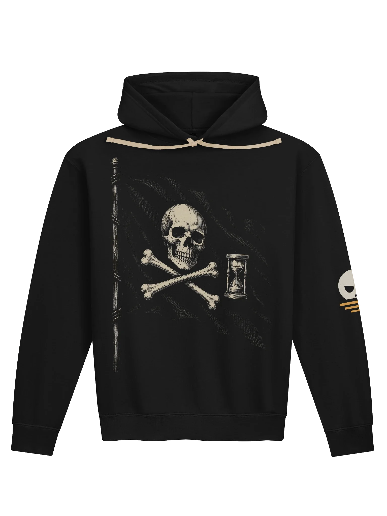 Pirate Flag of 1700 Hoodie, Black