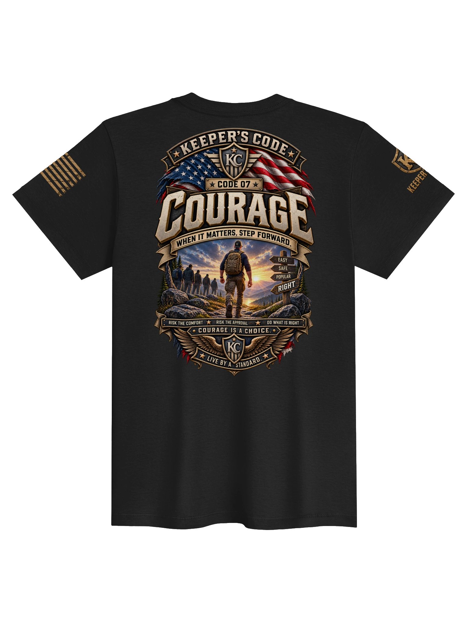 Keeper’s Code™ Women’s CODE 07 Courage Harder Path T-Shirt product image (4)