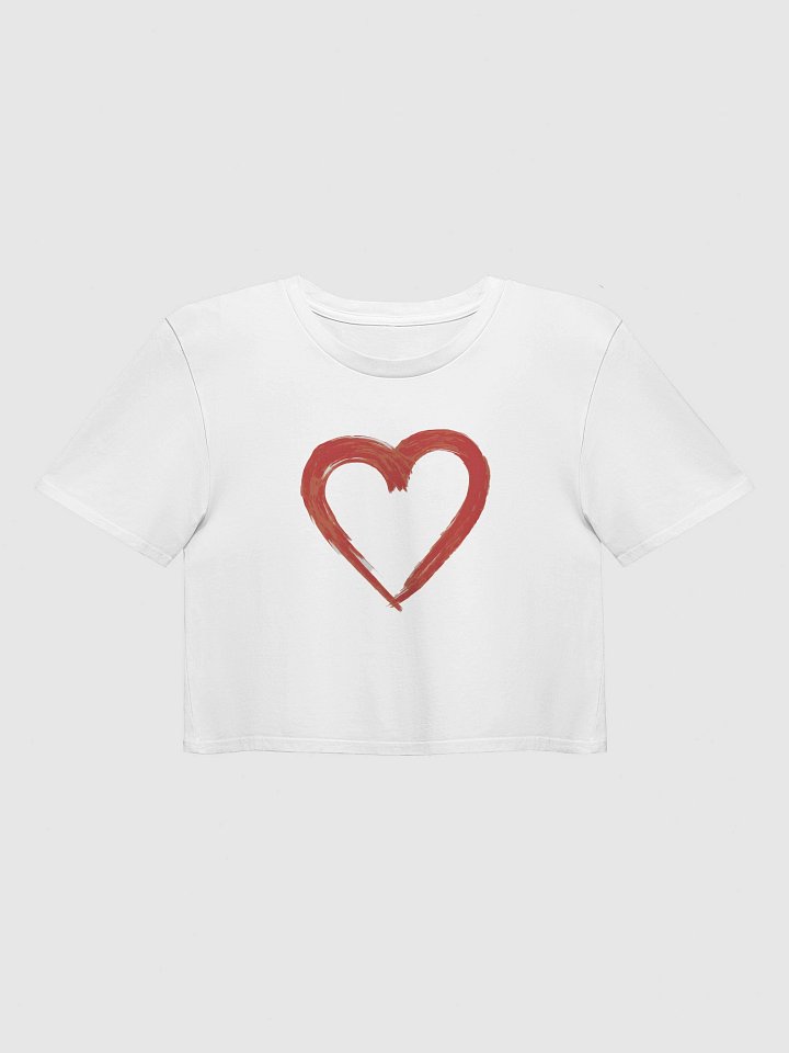 LOVE HEART Crop Top product image (1)