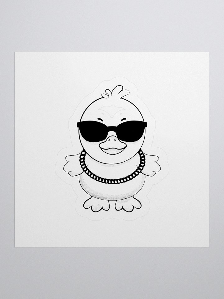 Too Cool For the Pond Kiss Cut Stickers product image (1)