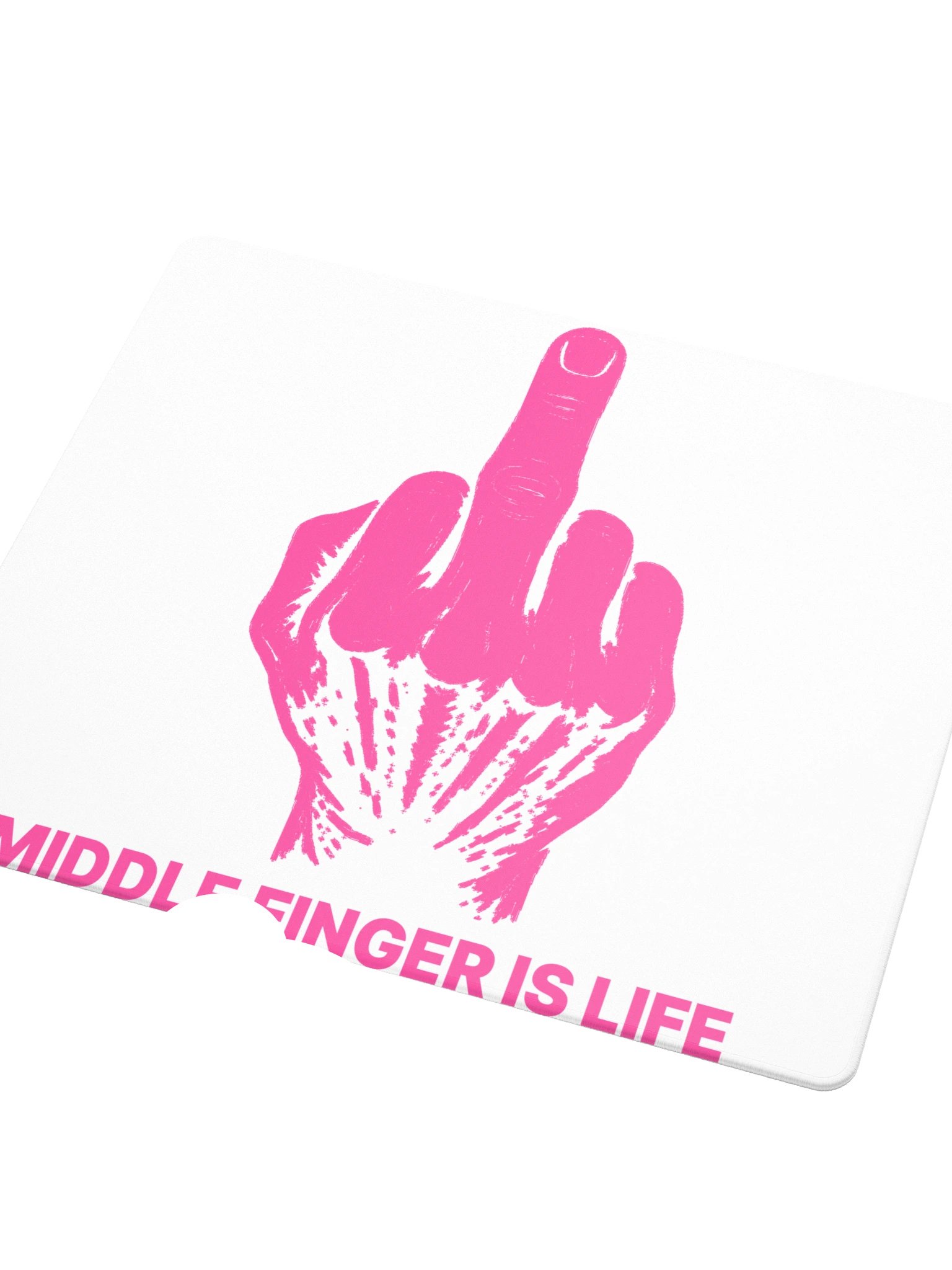 No ShopCo | Gaming Mouse Pad - Pink on White product image (3)