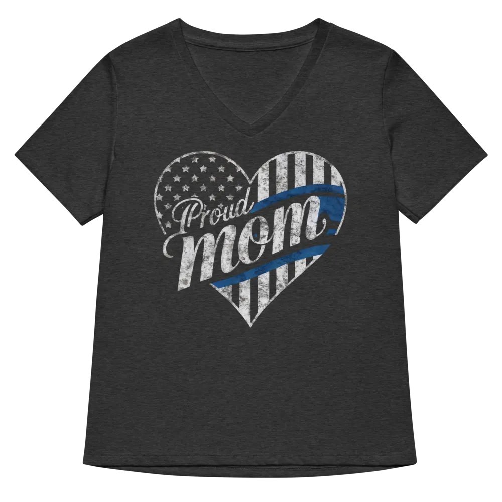 Tech Heart Connection Women's V-Neck Tee product image (31)