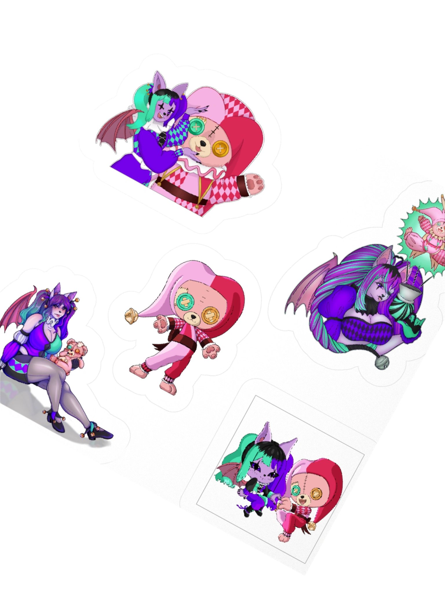 April Fool's Anxiety Bear Stickers product image (6)