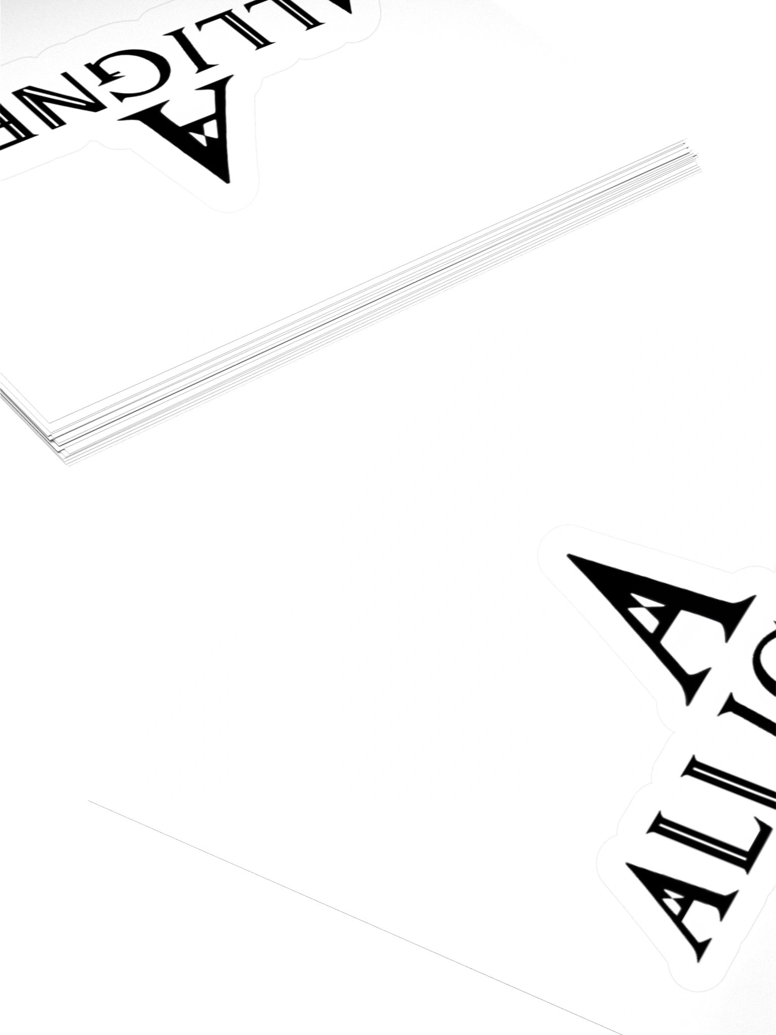 ALLIGNED A Kiss Cut Sticker product image (15)
