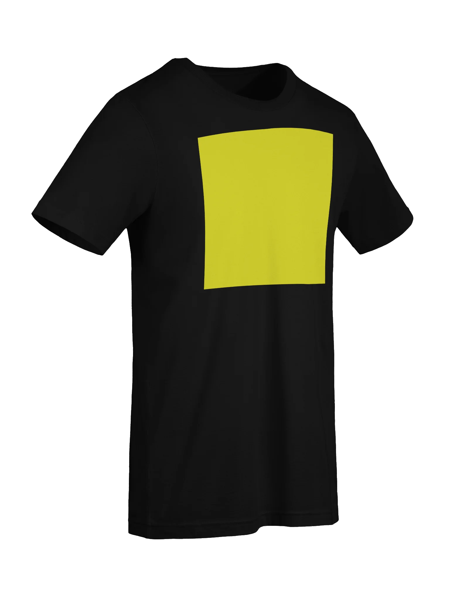 Yellow word t-shirt product image (7)