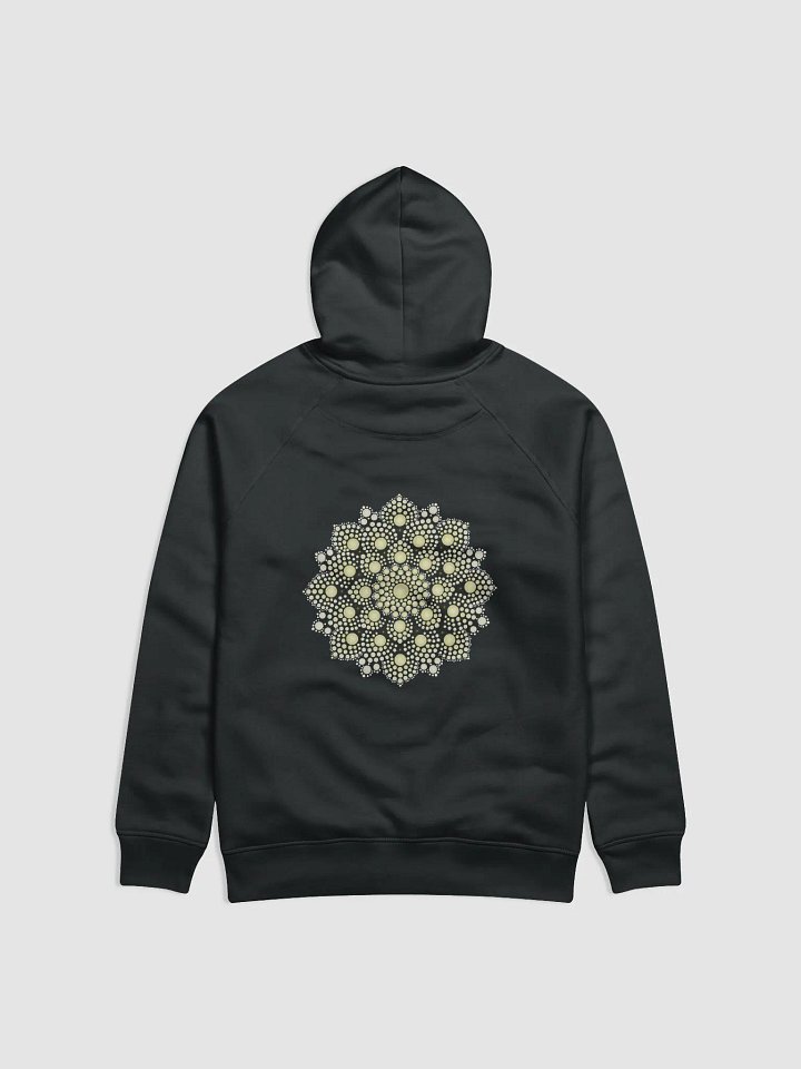Yellow Dot Mandala Unisex Eco Hoodie product image (2)