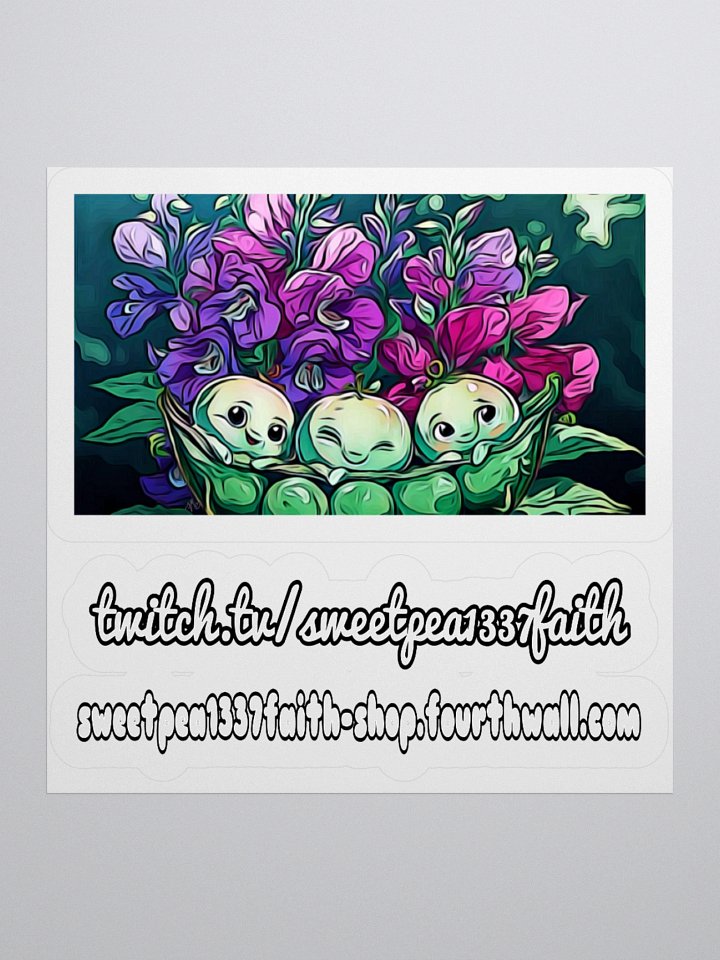 3 Peas in a Pod Sticker product image (1)