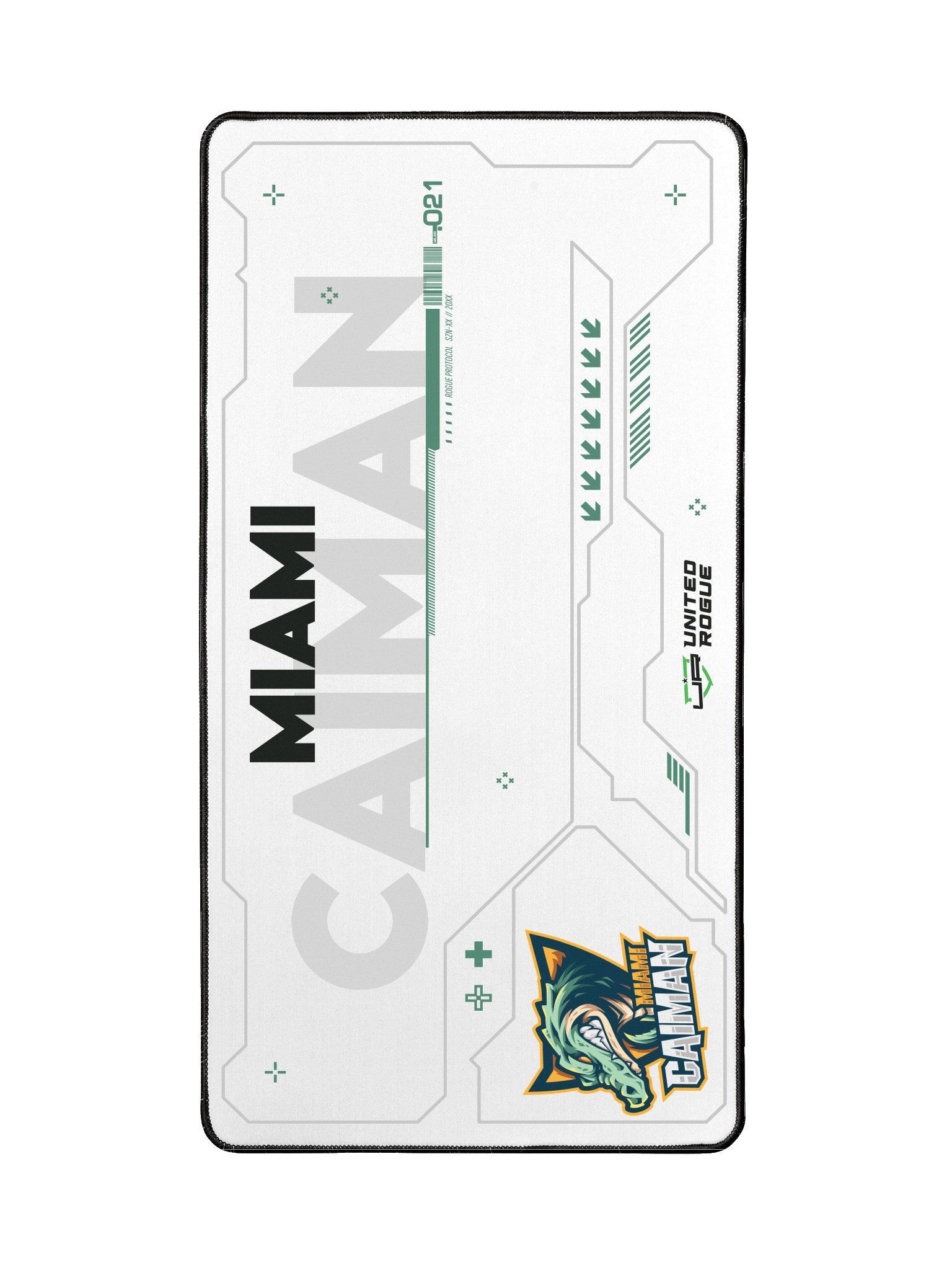 Miami Caiman White Desk Mat product image (2)