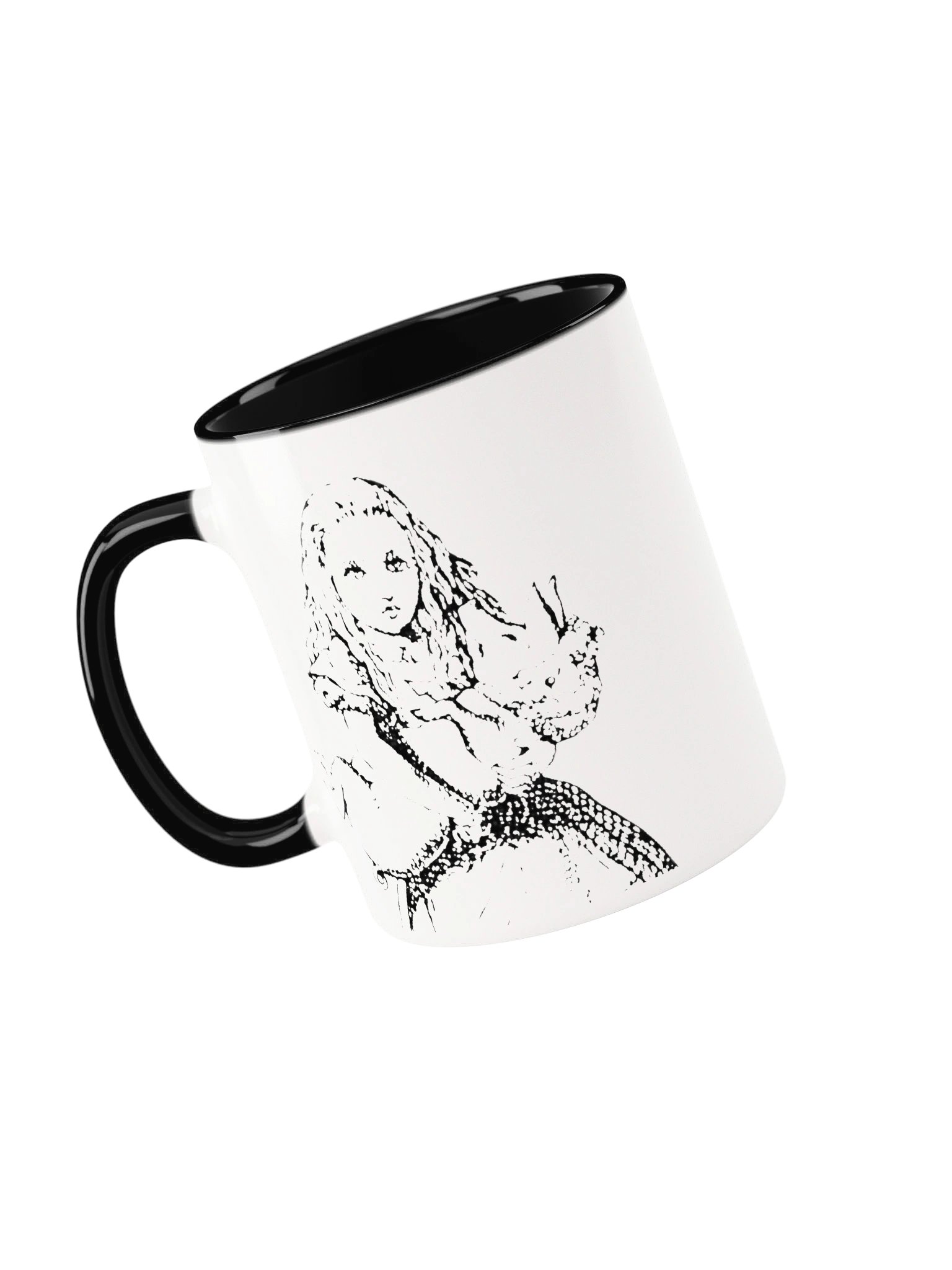 Pig and Pepper Alice + Extremely Curious and Even More Skeptical Coffee Mug product image (1)