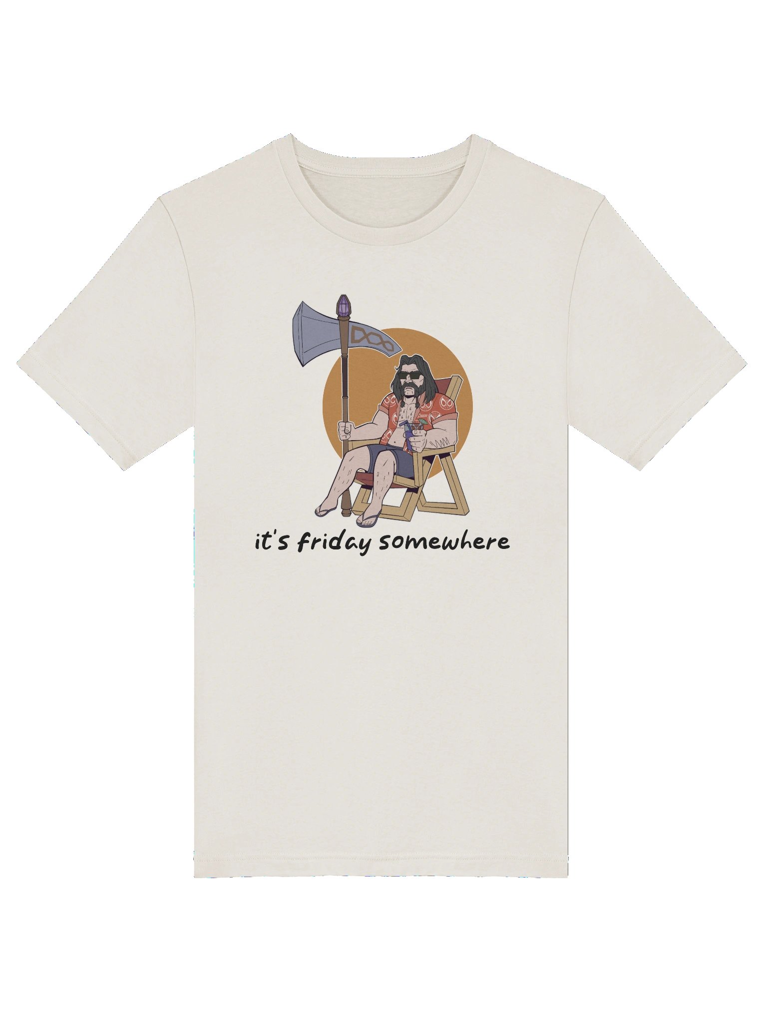 It's Friday Somewhere T-Shirt (Black Text) product image (41)