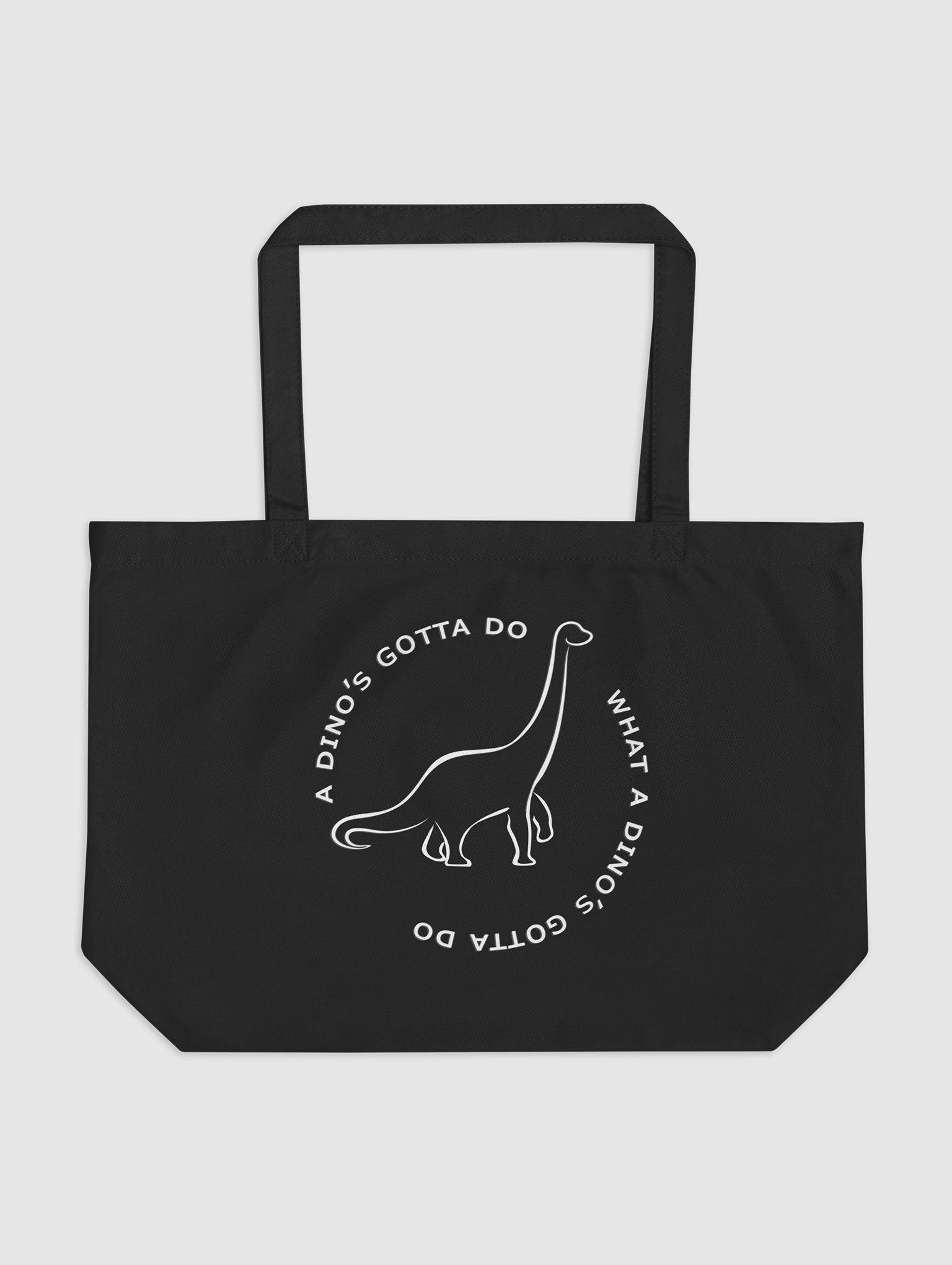 Dinos Gotta Do Tote Bag [Light] product image (1)