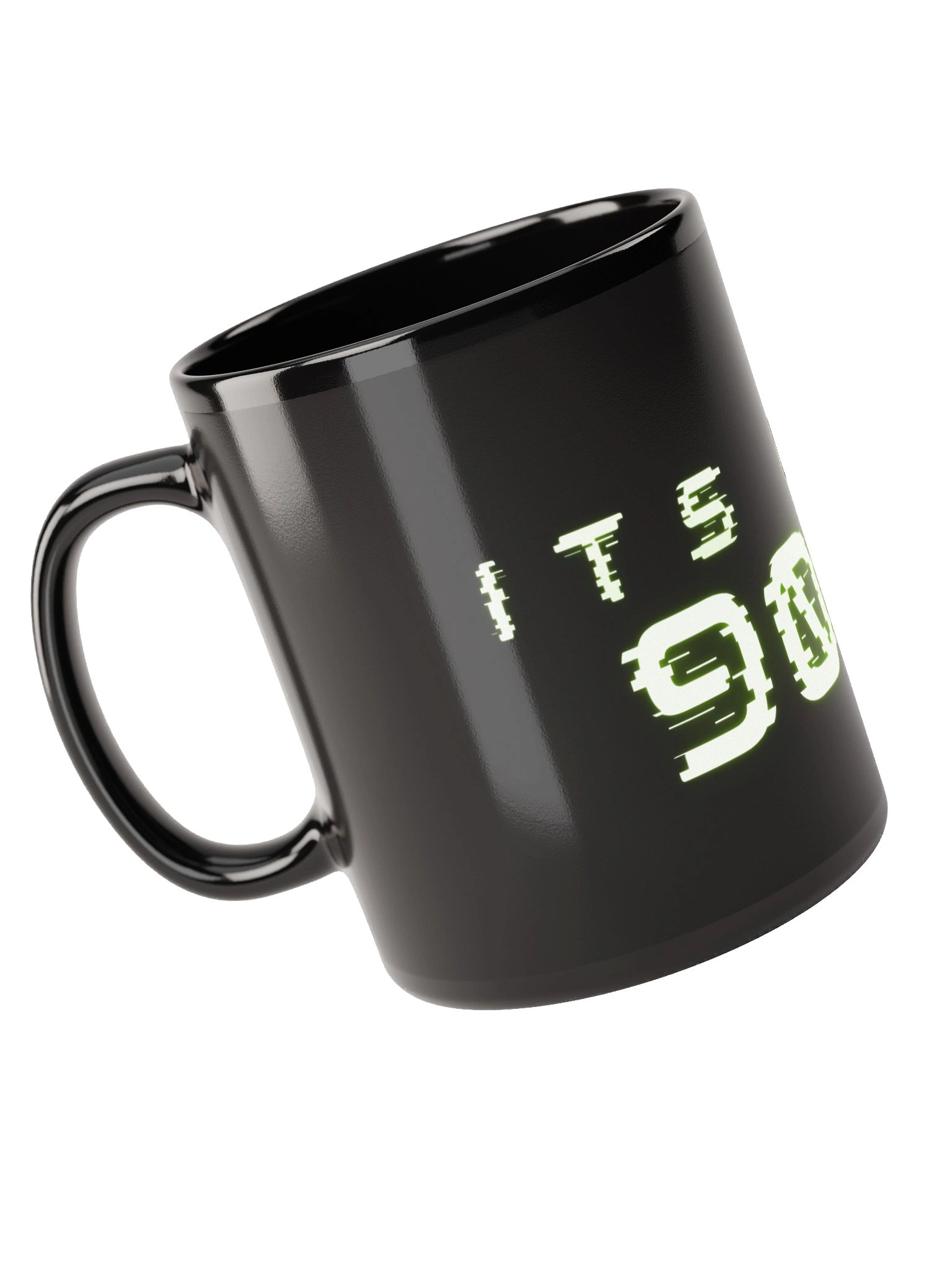 Its Over 9000 | Black Glossy Mug product image (3)