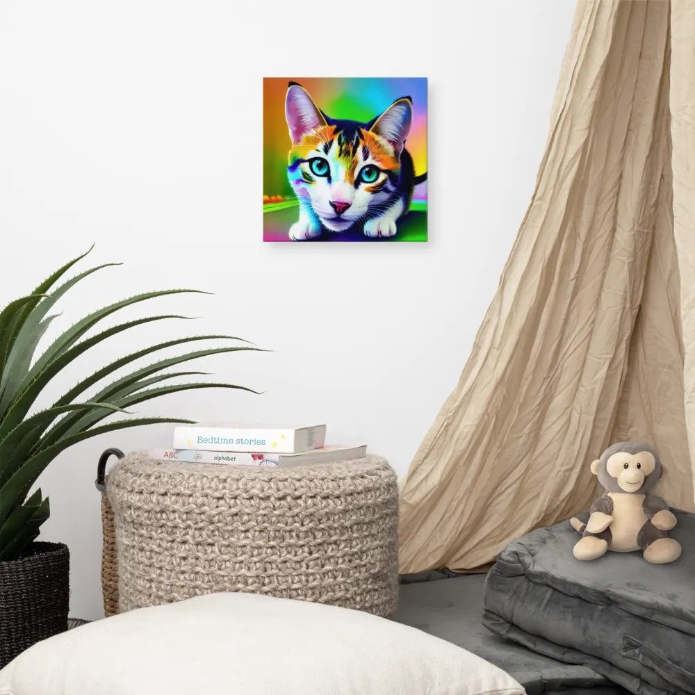 Cute Cat Digital Painting - v14 product image (7)