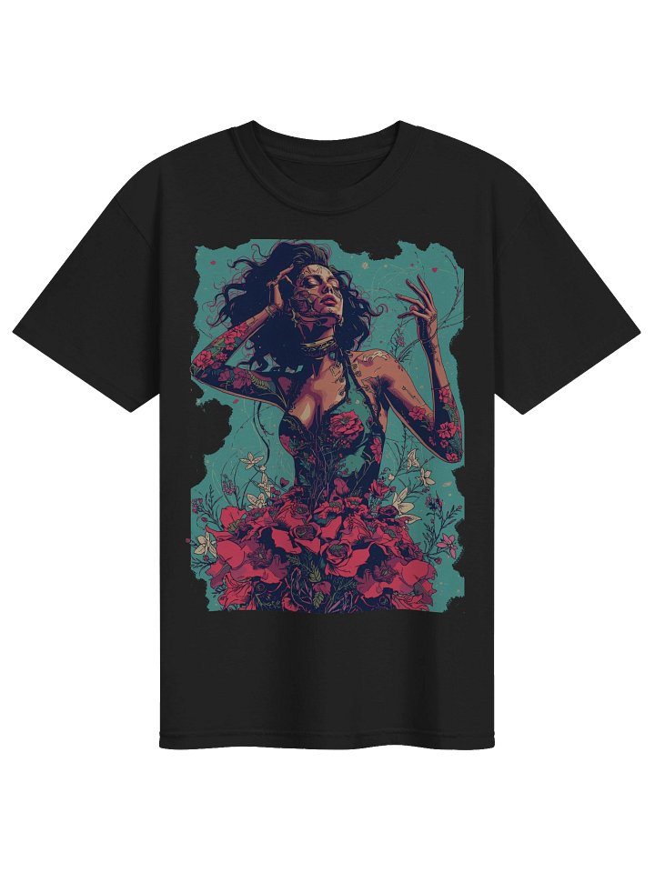 Woman with Roses Heavyweight Tee product image (1)