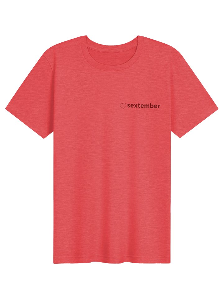 Sextember Heather Red Supersoft Tee product image (1)