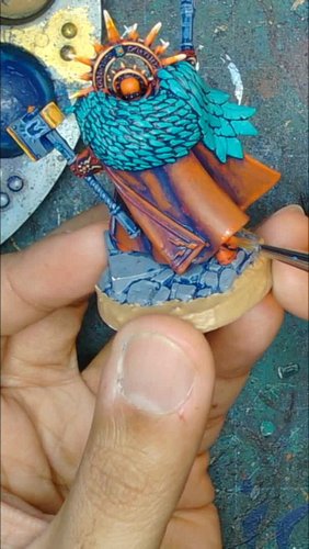Bringing tiny visions to life, one brushstroke at a time. There's magic in miniatures. #MiniaturePainting #HobbyArt #Creative...