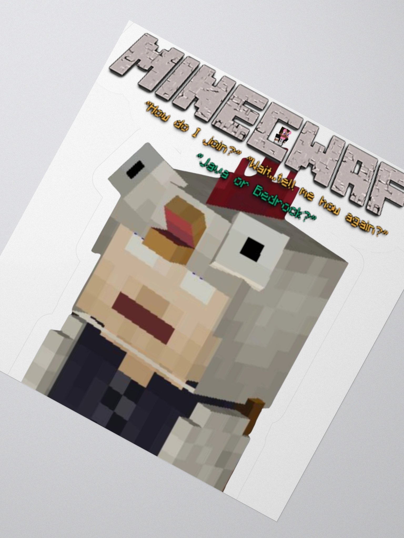 It's Minecwaft Night! | Slaps Sticker product image (2)