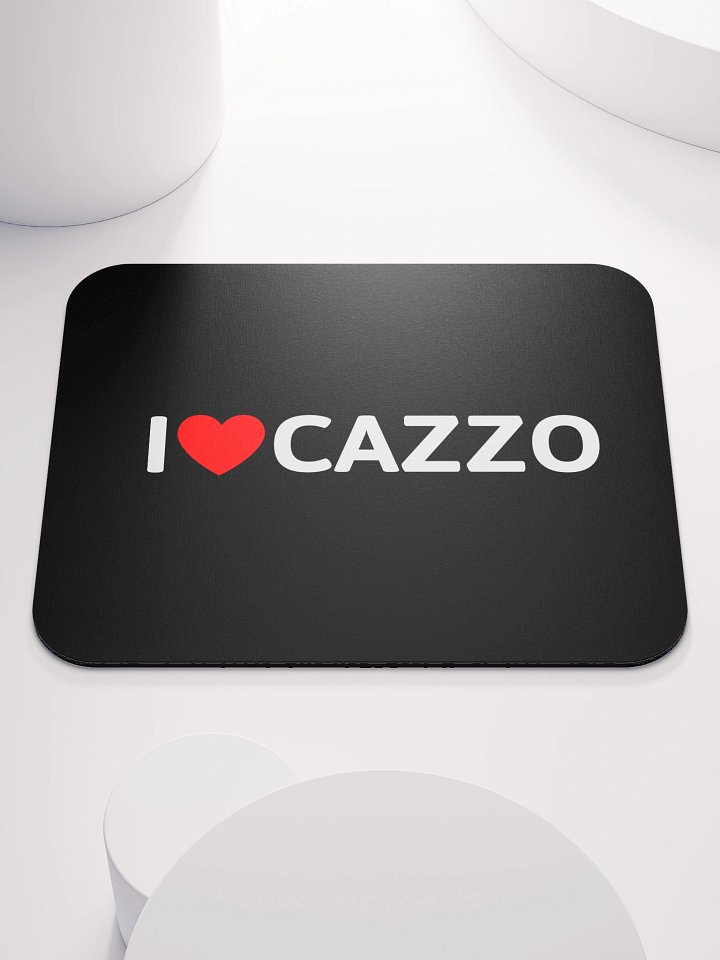 I ♥️ CAZZO mousepad product image (1)