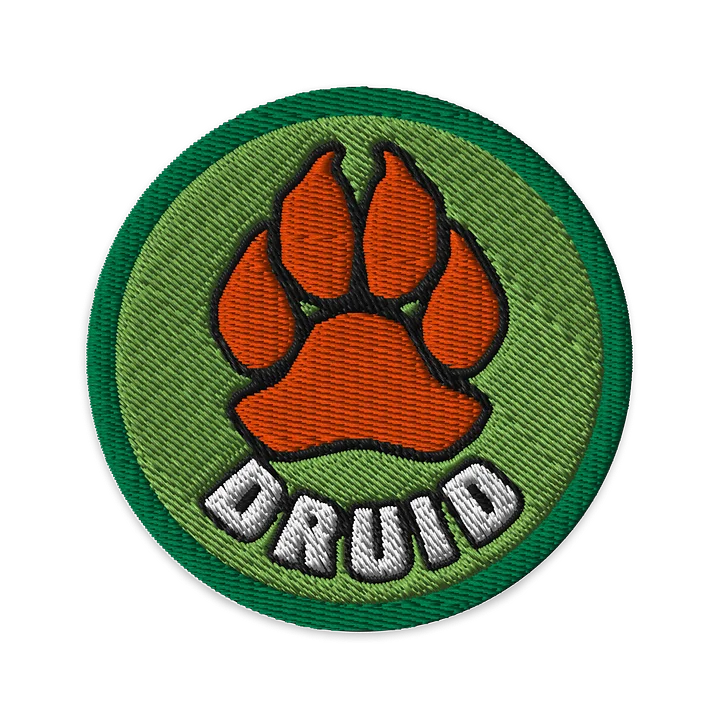 Batte Baubles Druid Class Embroidered Patch product image (1)