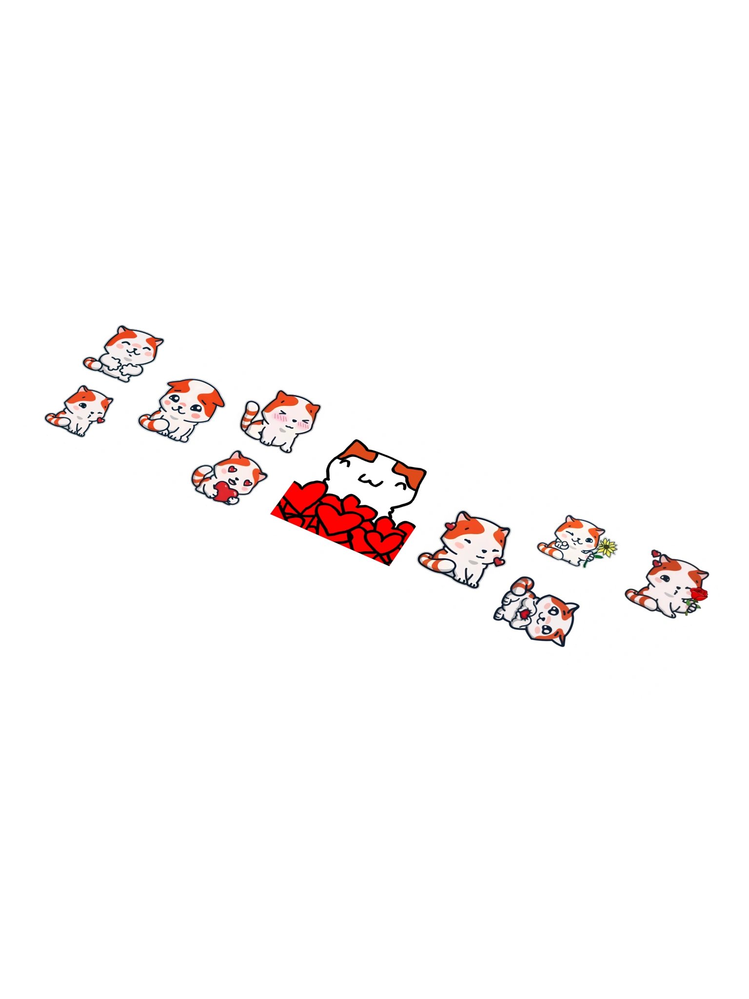 LOVE Marsey Sticker Sheet product image (1)