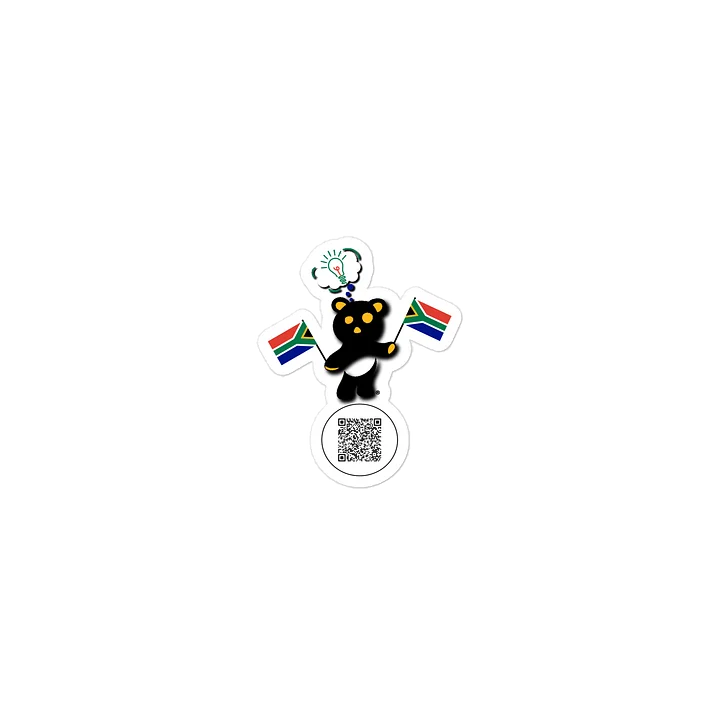 South Africa — Country Bear Sticker | BehrBrained Media product image (1)