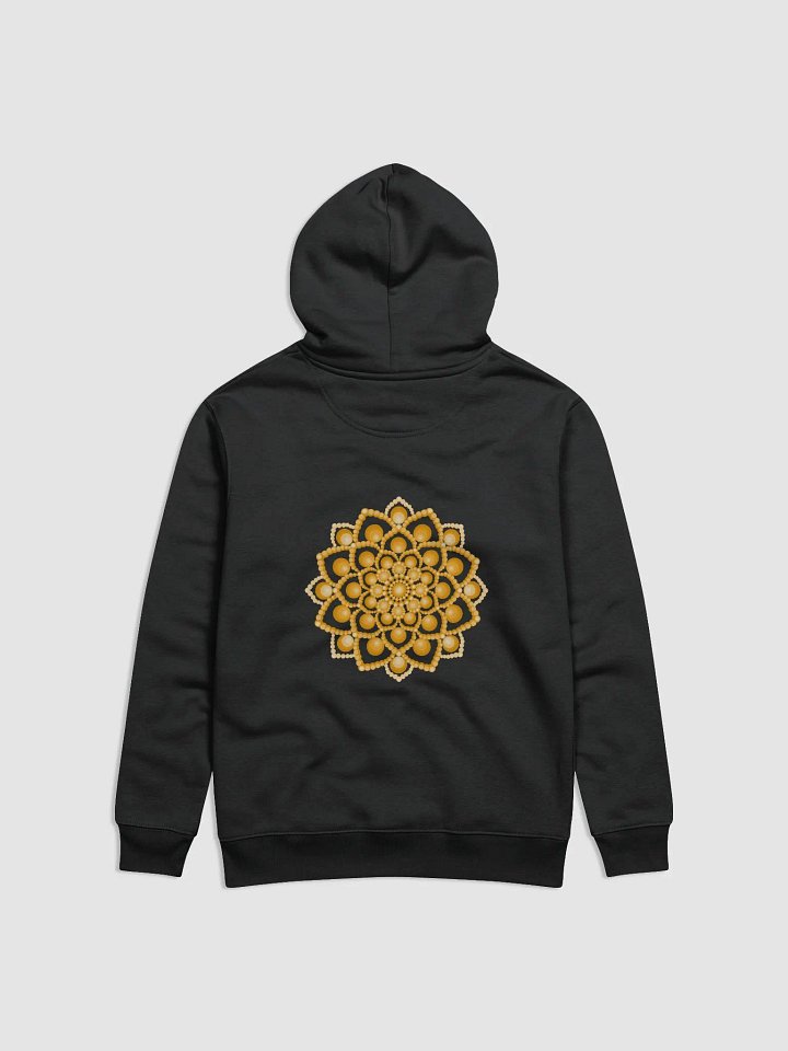 Orange Flower Mandala Eco Hoodie product image (2)